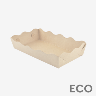 Disposable biodegradable trays and containers